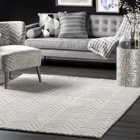 Nuloom Hand Tufted Alex Area Rug 4ft x 6ft MTVS39E-406